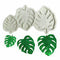 Tropical Leaf Palm Silicone Fondant Sugarcraft Mould Cake Mold AU Baking T1B8