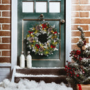 Christmas LED Wreath Garland Door Window Garden Wall Farmhouse Decoration