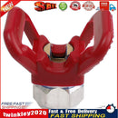 High Pressure Airless Paint Spray Gun Flat Tip Nozzle for Sprayer (Red) Newly