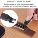 Acoustic Guitar String Winder Bridge Remover Pin Puller Cutter Bass Tuning Tool