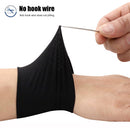 Elastic Wristband Summer Ice Silk Sport Cycling Wrist Brace (Black 8cm) Newly