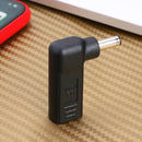 90 Degree USB-C Type-C Female to 4.5x3.0mm DC Male Plug Converter for Dell