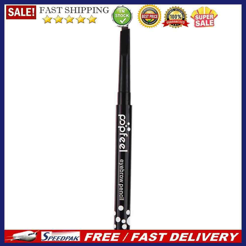 Rotary Eyebrow Pencil Waterproof Modified Eyebrows Beauty Tool(Black/05)