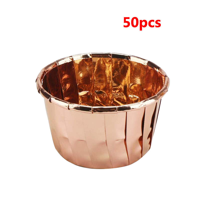 50pcs Cupcake Liner Baking Cup for Wedding Party Oilproof Muffin Cupcake Pape