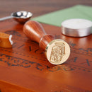 Retro Envelope Sealing Wax Copper Stamp DIY Art Decor Customs Supply (F229)