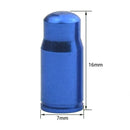 2x Bicycle Presta Tire Valve Cap Aluminum Alloy Bike Valve Cover (Blue) Newly