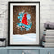 5D Drill Point Handicraft Cartoon Xmas Tree Rhinestone Art Diamond Painting
