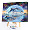 Dolphin Canvas Painted Oil Paint By Numbers DIY Wall Art Modern Bedroom Decor