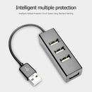 4-Port USB 2.0 480Mbps Computer USB Splitter Portable Multi USB HUB Expander