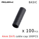 100pcs RISK Road Bike Bicycle Brake Shift Derailleur Cable End Cap (4mm) Newly