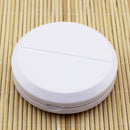 Matefielduk Tablet Box/Pill Box, with Tray, Round White