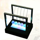Newton Cradle Table Decor Pendulum Steel Balance Ball Switch Control (L) Newly
