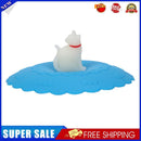Silicone Heat-resistant Dust-proof Cup Lids Bowl Cover Food Wrap Lid (Cat)
