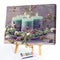 Oil Paint By Numbers Candle Frameless Picture Craft Kit for Home Living Room