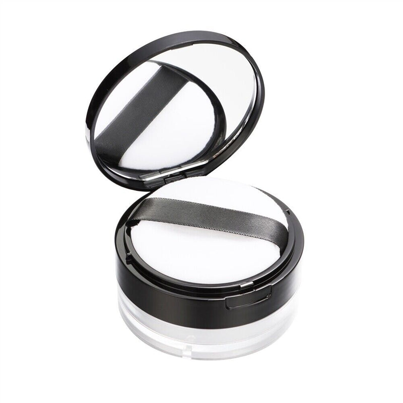 With Puff Takeout Touch Up Empty Case Loose Powder Box Makeup Tools Mirror