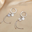 Girls Boho Dangle Drop Earrings Multilayer Drop Long Tassel Earrings Wafer