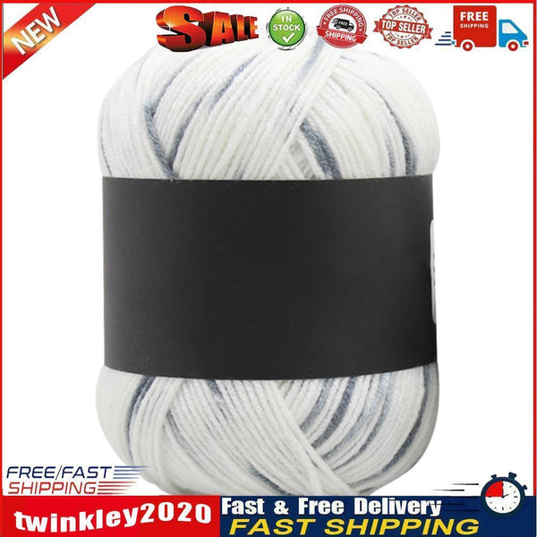 Gradient Color Milk Cotton Yarn Scarf Sweater Crochet Knitting Yarn (H) Newly