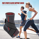Gym Sport Fitness Unisex Ankle Protector Compression Foot Support Strap (M)