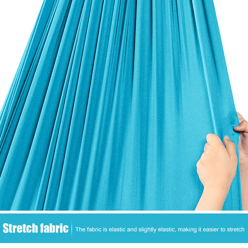 Elastic Swings Hammock Soft Yoga Sensory Cuddle Kids Autism Therapy Seat Swing