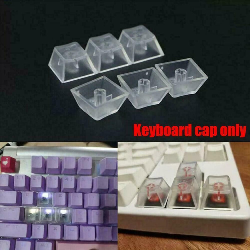 10xTransparent ABS Keycaps Mechanical keyboard Keycaps Keycaps Matte B1S4