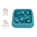 Dog Feeding Food Bowls Slow Eating Feeder Dish Pet Anti Gulping (Green) Newly