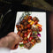BBQ Outdoor Fish Grilling Basketball Durable Roasting Chicken Clip with Wood Handle