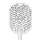 2 in 1 3500V Electric Flies Swatter Mosquito Trap Racket Bug Killer (White)