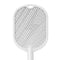 2 in 1 3500V Electric Flies Swatter Mosquito Trap Racket Bug Killer (White)