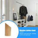 Nordic Solid Wood Clothes Hanger Wall Mounted Coat Hook Key Holder Decoration