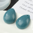 Decorate Tools Necklace Pendant Mould Crystal Water Drop Shape Silicone Mold