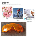 Motorcycle Cycling Sunglasses Windproof Eye Protection Goggles (Orange) Newly