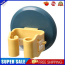 Punch Free Mop Holder Hook Wall Mounted Self Adhesive Broom Hanger (Yellow)