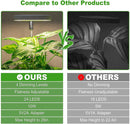 Full Spectrum Auto On/Off Grow Light LED Plant Light Indoor Plants Growing Lamp