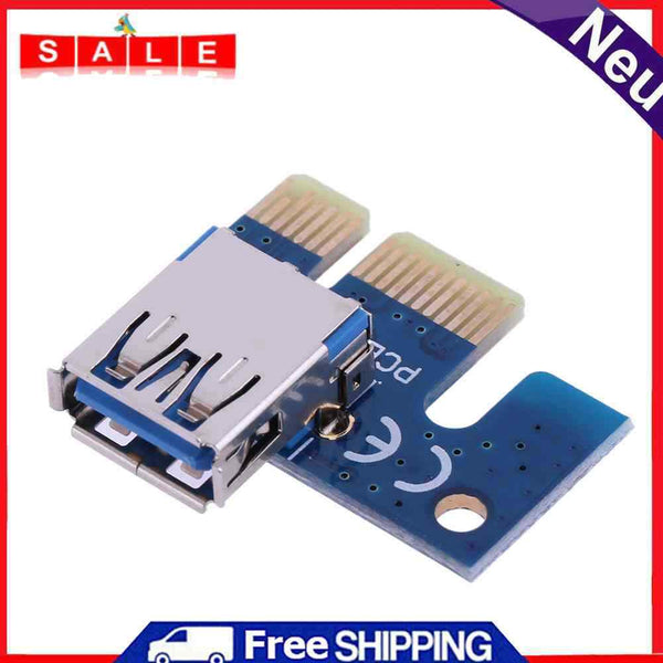 PCI E X1 Adapter PCIe 1X to USB 3.0 Adapter for PCI Express Riser Mining Miner