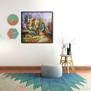 House Round Diamond Painting 5D Rhinestone Craft Mosaic Picture Kit Home De