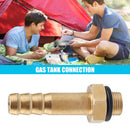Outdoor Camping Gas Tank Refill Adaptor Valve Gas Can Filling Joint (10mm) Newly