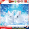 5D Diamond Rabbit Painting DIY Mosaic Cross Stitch Home Embroidery Decor Newly