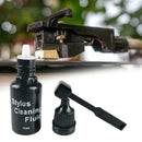Turntable Stylus Cleaning Liquid Round Carbon Fiber Record Brushes Player S1B5