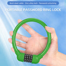 Bicycle Safety Cable Locks MTB Anti Theft 4 Digit Password Lock (Green) Newly