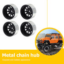 4pcs 1.9 inch Beadlock Wheel Rims for 1/10 SCX10 90046 Traxxas TRX4 RC4WD D90
