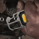 Mini LED Flashlight Keychain Rechargeable 500LM Can Opener Camping Work Light