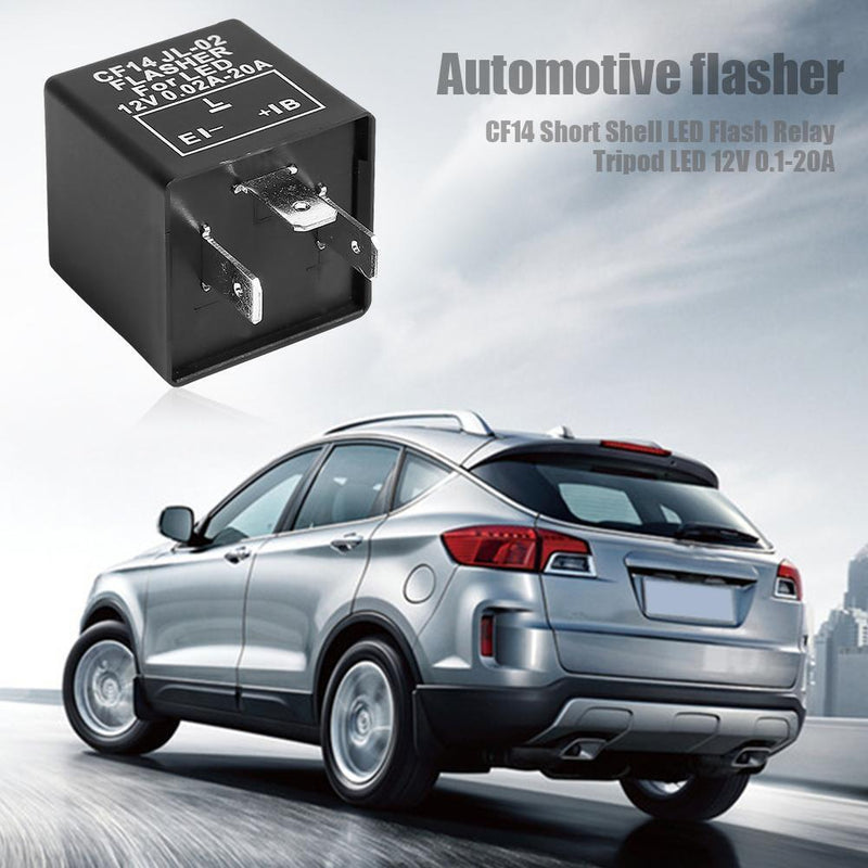 3-Pin CF14 JL02 LED Electronic Flasher Relay Fix for LED Turn Signal Hyper Flash