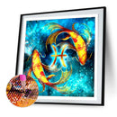 5D DIY Full Drill Diamond Painting Pisces Cross Stitch Embroidery Mosaic