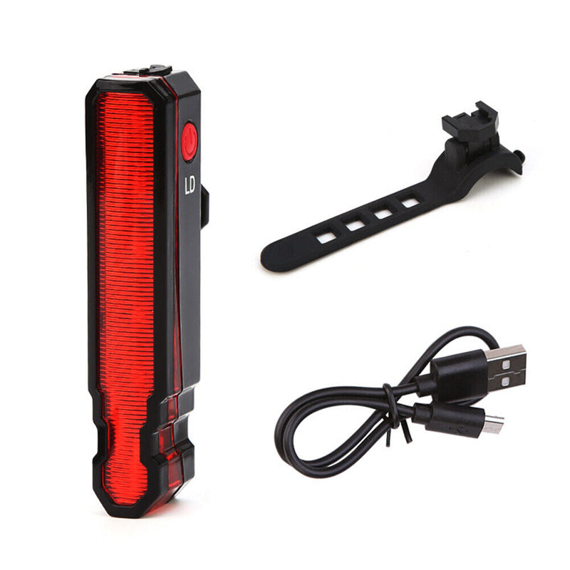 LED USB Bicycle Rear Light Tail Lights Waterproof Outdoor Night Walk Rear Light