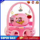 Infant Sofa Seat Skin Cartoon Plush Safety Seat Chair Without Cotton (Pink)