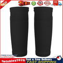 1 Pair Soccer Protective Socks Shin Pads Shin Guard with Pocket (Black M) Newly