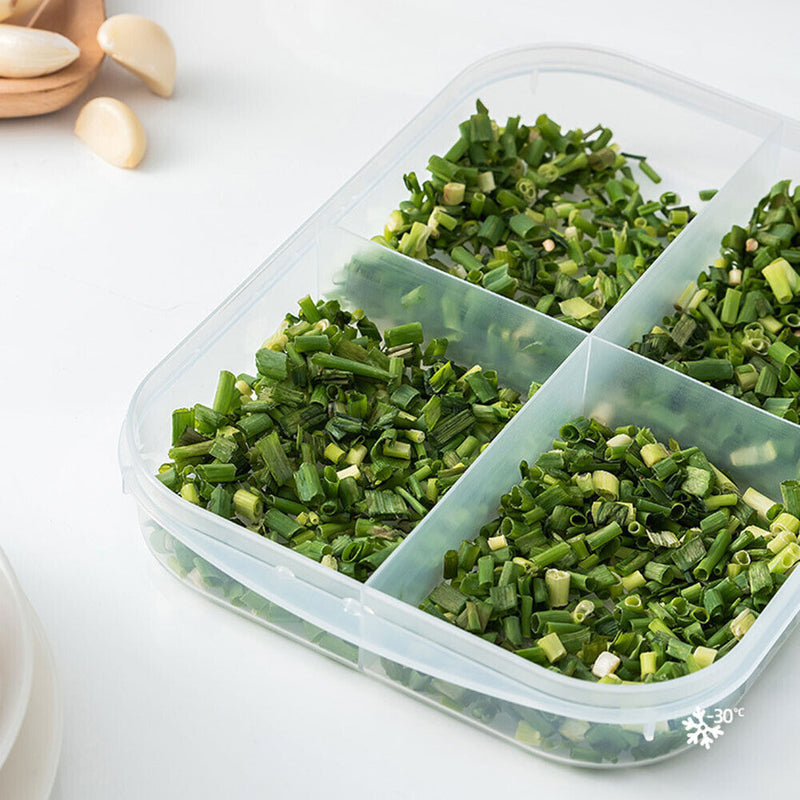 Kitchen Refrigerator Transparent Organizer Storage Box Compartment Containers