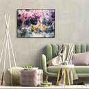 DIY Paint by Number Kits Chicken Bushes Pattern Art Zero Basis On Canvas