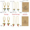 Design Hummingbird Crystal Birds Pendant Necklace Long Tassel Drop Earrings