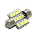 12SMD 31MM White Car LED Reading Bulbs Dome Lamp C5W Festoon Light For 4Pcs